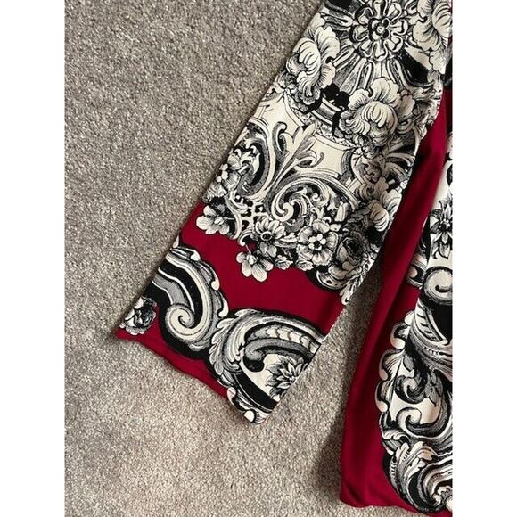 Alfani Blouse Petite Large Floral Paisley Flowy Boho Whimsigoth Old Money Y2K - Picture 7 of 15